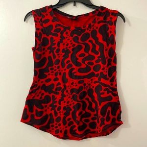 Vintage Nooworks Muscle Tee tank Red Mod Blob Size Small S